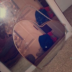 Heart Shaped wall mirror